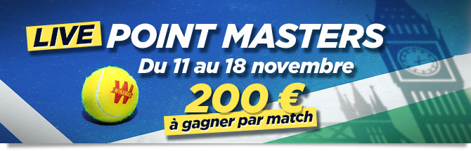 Live Point Masters<br/>Kevin Anderson - Dominic Thiem<br/><br/>